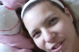 Two dilettante slim lesbo angels tease cunts in the early morning