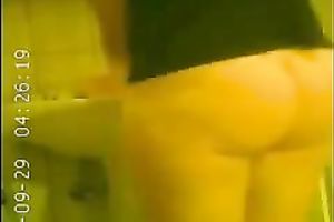 The curvaceous and round a-hole of my girl in the washroom