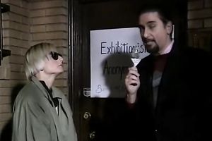 Two bosomy fuck starving voracious lesbian babes hammer in front livecam