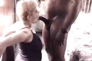 Chunky golden-haired milfie has my large cock and goes wild