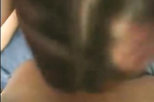 Frisky black haired college hottie acquires my load on her face