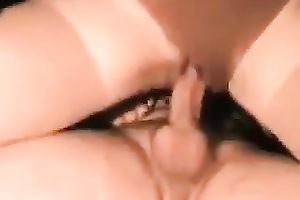 Sizzling doll puts her pants aside taking a ride on a hard schlong in a cowgirl pose