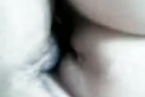 Amateur hawt dark haired housewife wanted to receive her bald pussy poked