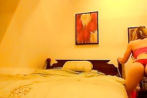 The hawt and enchanting legal age teenager wazoo in constricted pants on cam