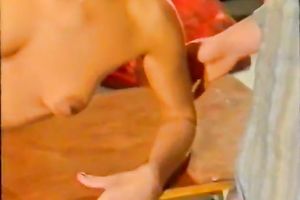 Skinny and super hawt golden-haired playgirl loved to engulf her boyfriend's big penis