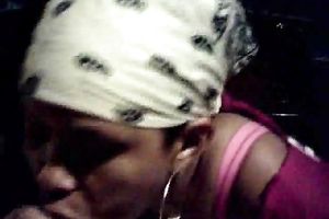 My milfie black skin girlfriend licking the tip of my schlong