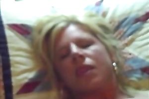 I fuck my swollen cunt with my beloved sex toy until I cum