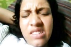 Missionary style amateur fuck with my Indian black cock sluts