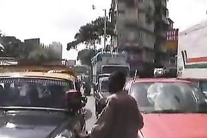 He stands up and cums all over her after obscene sex