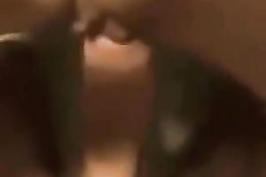 Big breasted ravishing golden-haired dirty slut wife with braids enjoyed sucking weenie