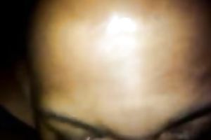 Going down on my dark floozy licking her juicy hirsute poontang