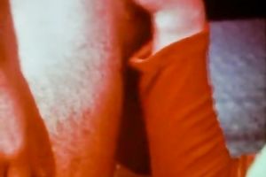 Skinny white honey got her cunt team-fucked from behind