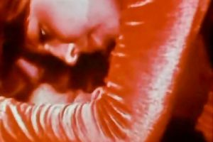 Skinny white honey got her cunt team-fucked from behind