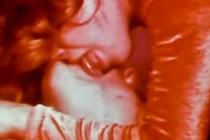 Skinny white honey got her cunt team-fucked from behind