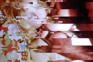 Skinny white honey got her cunt team-fucked from behind