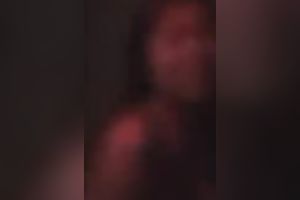 Two Asian playful non-professional cuties nude their taut bra buddies in the night club