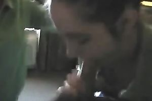 Two wicked babes take turns engulfing my pulsating rod