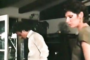 Nice and hard penetration of taut and recent looking vagina of hot honey