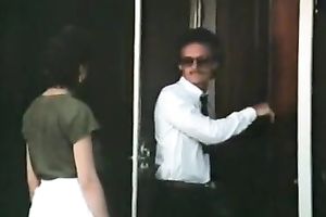 Nice and hard penetration of taut and recent looking vagina of hot honey