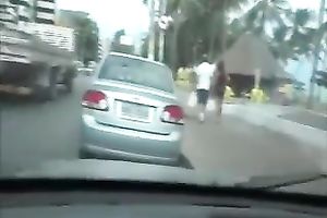 My youthful cheating wife quickly pleasing me with fellatio in my car