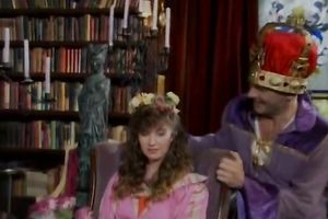 Sexy golden-haired chick with large milk shakes is getting pounded bad missionary style