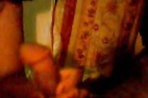 Adorable Indian non-professional girlfriend gives head on cam