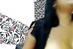 My breasty girlfriend is always in the mood for livecam session