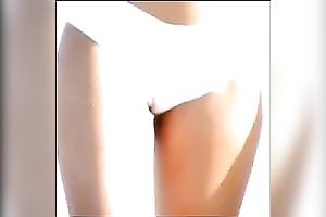 Spying on amazingly sexy ebon princess on the beach