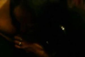 She is a older swarthy milfie but look at what she does