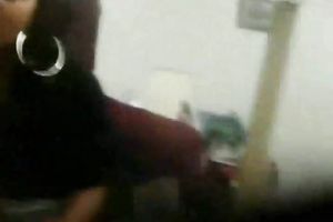 She is a older swarthy milfie but look at what she does