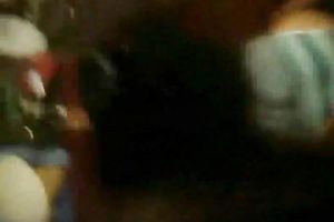 She is a older swarthy milfie but look at what she does