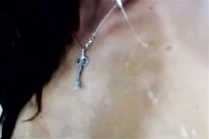 Deepthroat queen sucks each inch of her sex tool and drools everywhere