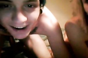 Super sexy and perverted golden-haired playgirl loved to engulf cock and receive drilled