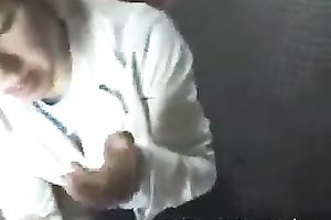 Blonde girlfriend is not even taking off her raiment in sex