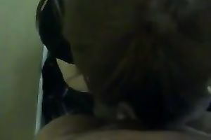 Brownhead legal age teenager engulfing my large rod deepthroat in dilettante episode