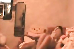 Filthy goddess giving rimjob whilst jerking off my ramrod hard