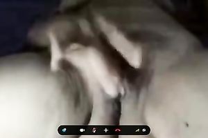 My slutty aged white women rubbing bushy pussy in closeup discharged