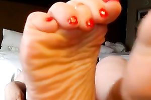 My unbelievably spoiled horny white wife knows about my foot fetish