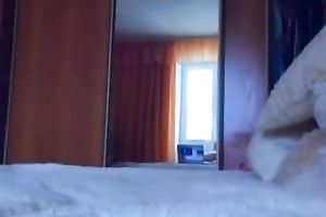 Sexy babe with charming body smashes her twat with a marital-device