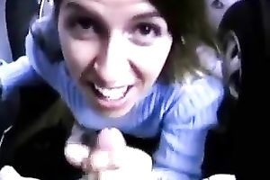 Horny colleague goes down on me and lets me cum on her face