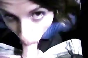 Horny colleague goes down on me and lets me cum on her face