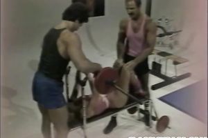 Horny and sexually excited wench with priceless gazoo licks the balls