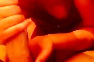 Nerdy quite buxom dark brown mother I'd like to fuck was blowing and riding rod