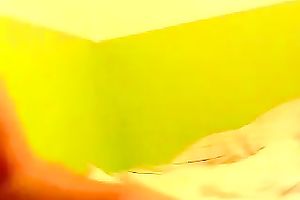 Nerdy quite buxom dark brown mother I'd like to fuck was blowing and riding rod