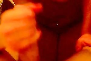 Nerdy quite buxom dark brown mother I'd like to fuck was blowing and riding rod