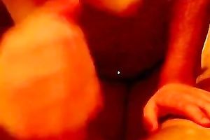 Nerdy quite buxom dark brown mother I'd like to fuck was blowing and riding rod