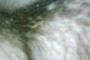 Stroking my idle big beautiful woman wife's lengthy pubic hair with my hands