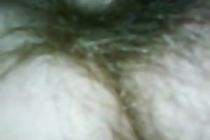 Stroking my idle big beautiful woman wife's lengthy pubic hair with my hands