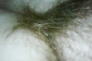 Stroking my idle big beautiful woman wife's lengthy pubic hair with my hands