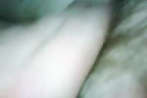 Stroking my idle big beautiful woman wife's lengthy pubic hair with my hands